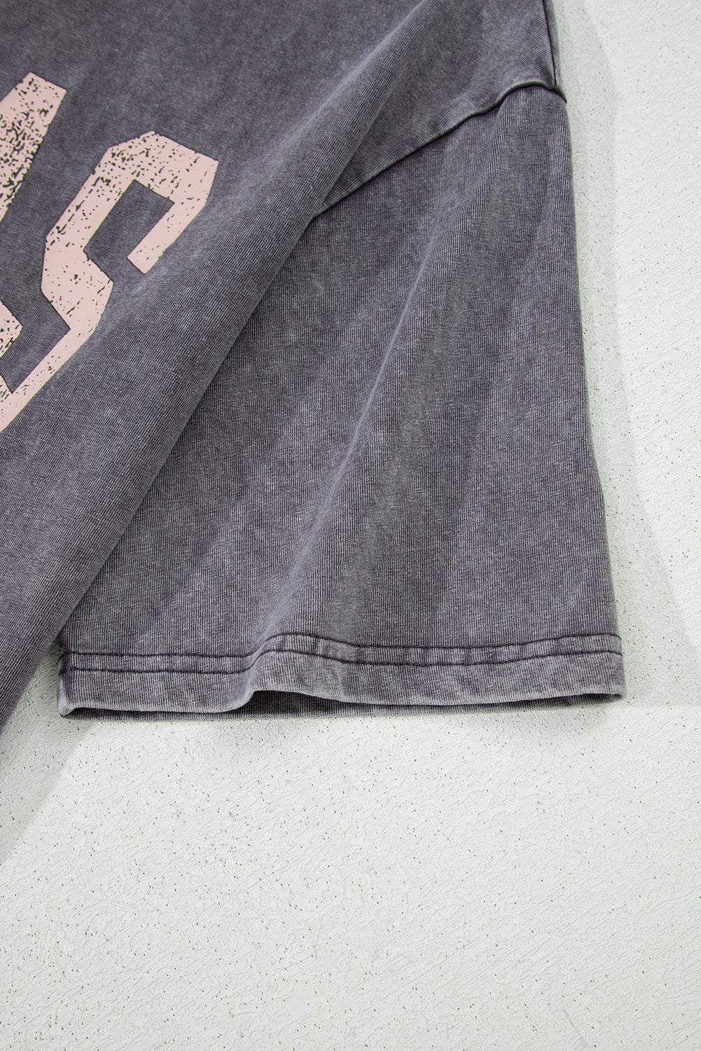 Grey TEXAS Oversized T Shirt