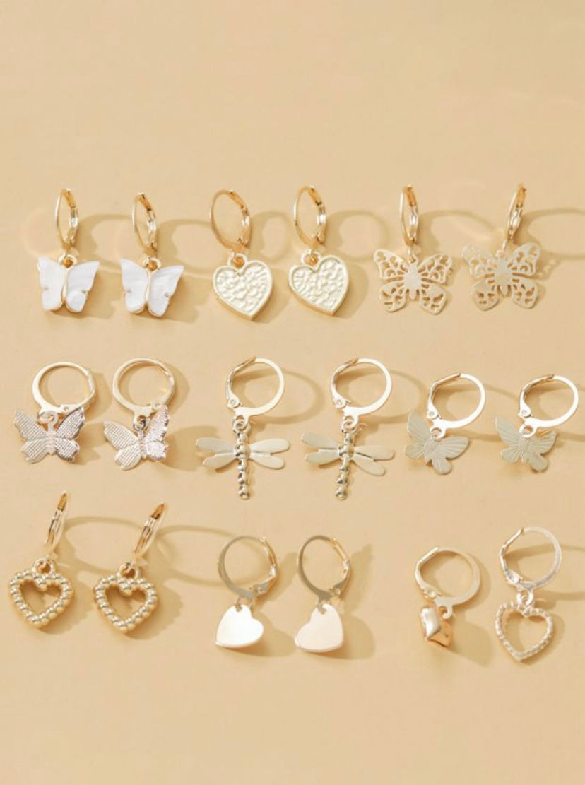 Gold Multi-Pack Earring Set