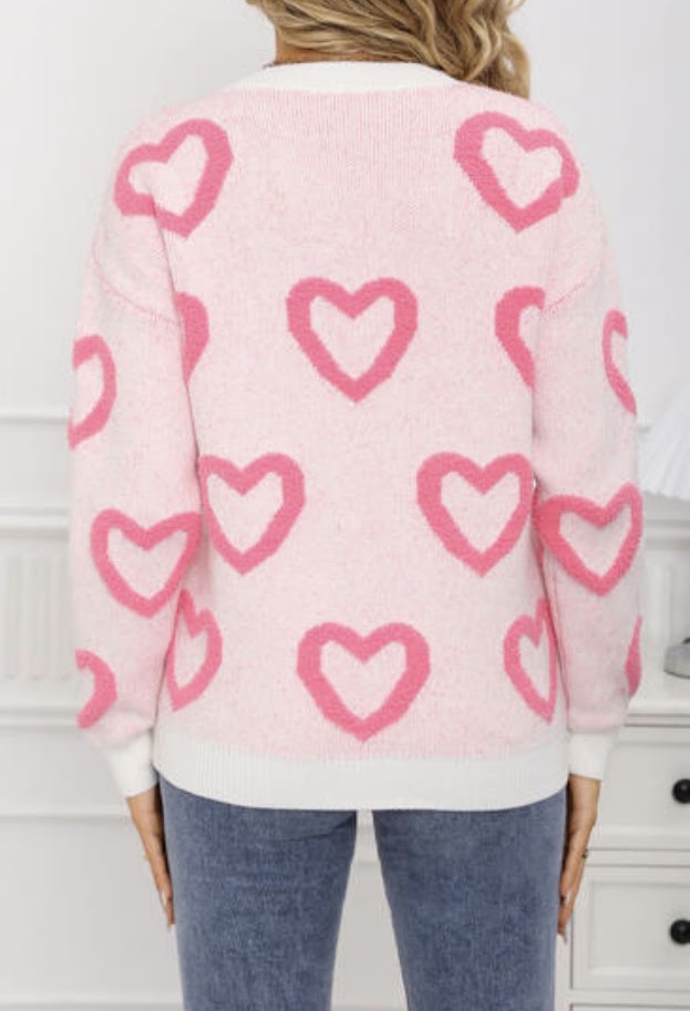 Cupid's Heart Sweater