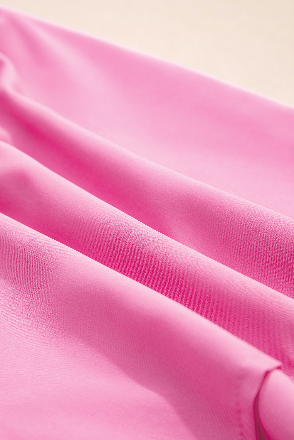 Bright Pink Crossed Flowy Shorts