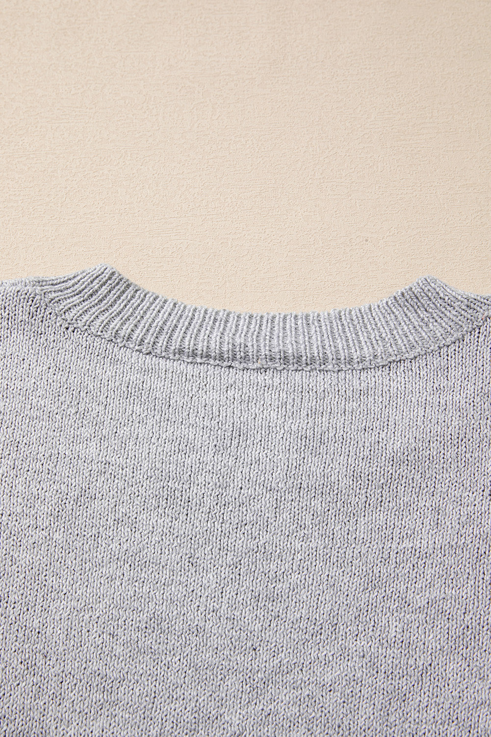 Gray Star Pattern Sweater