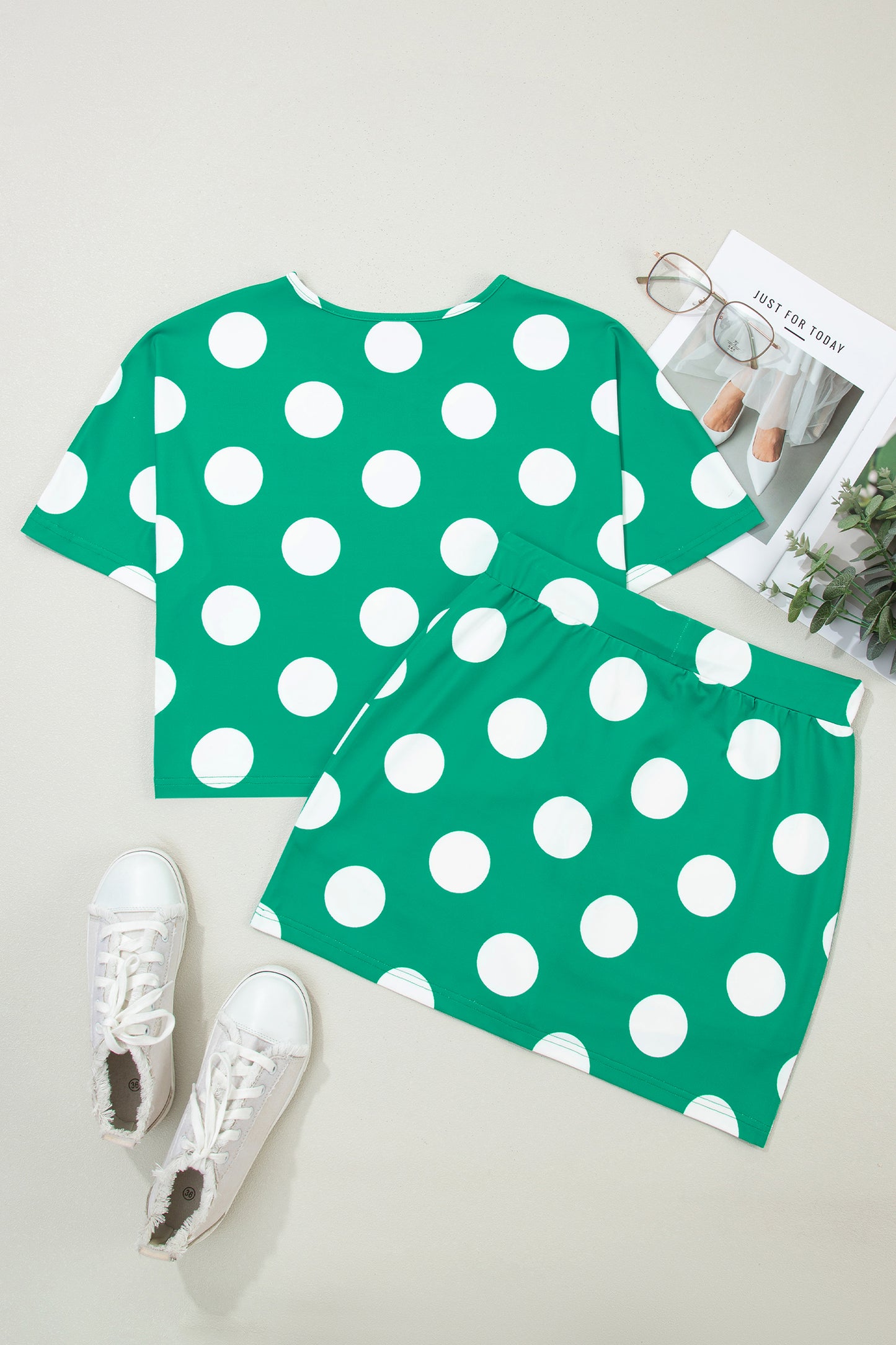 Pick ME Polka-Dot Green Mini Set 😍