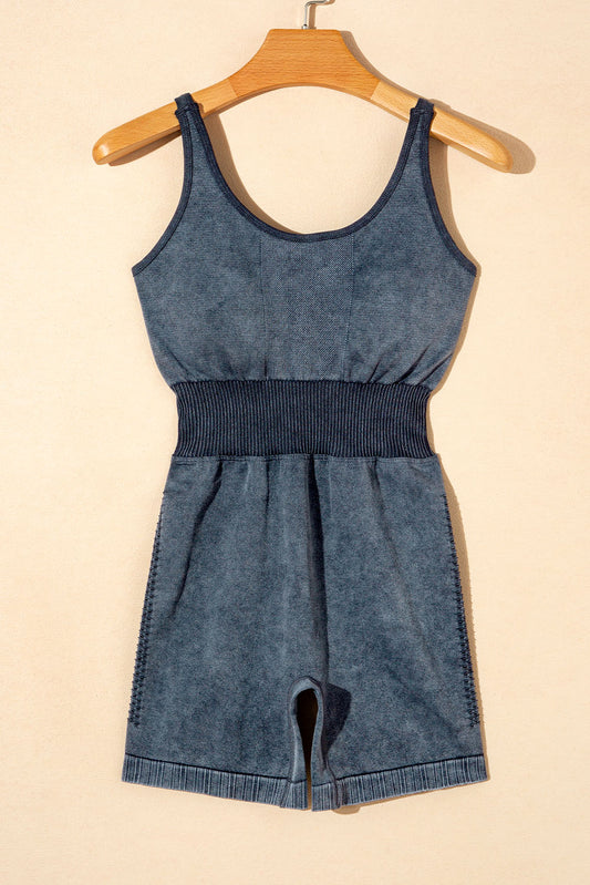 Charcoal Magnetic Romper