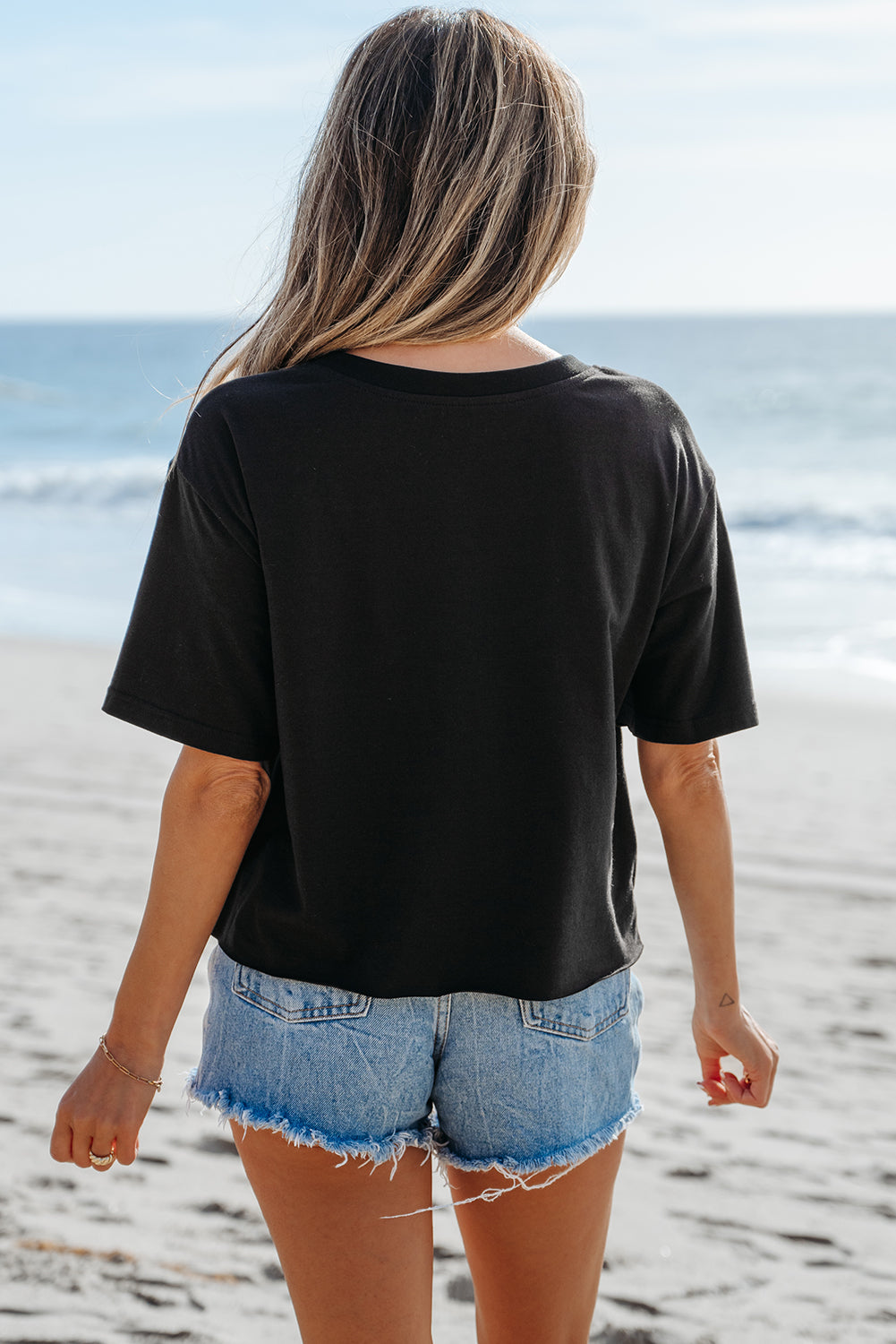 Checkered Peace Graphic Tee