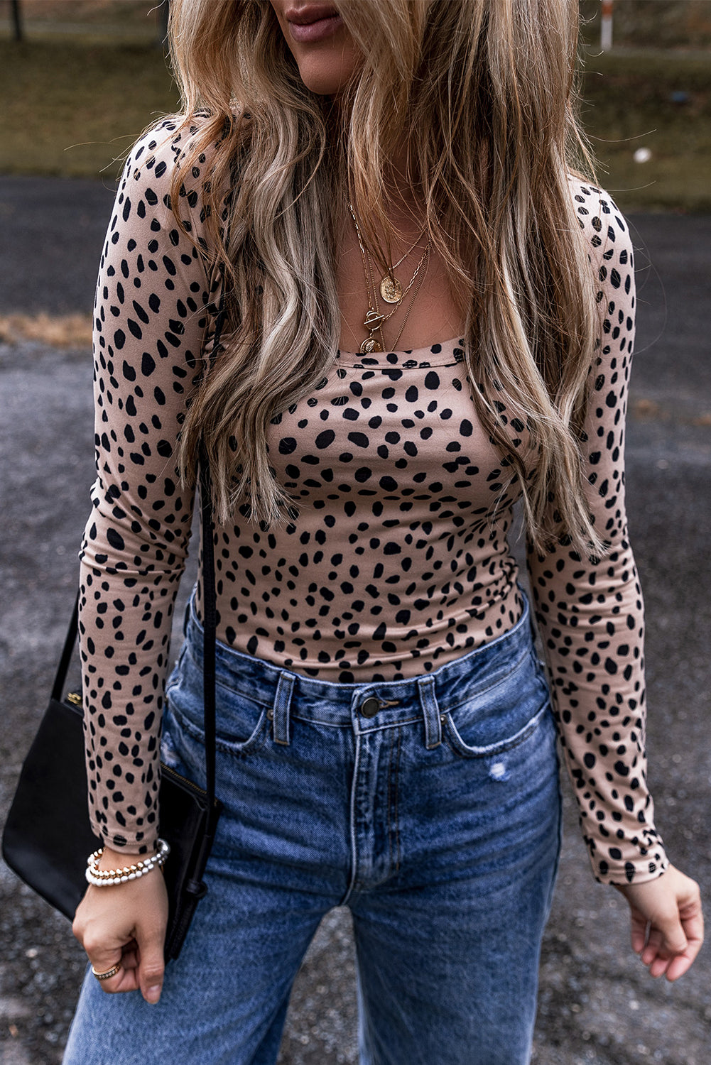 Leopard Print Bodysuit