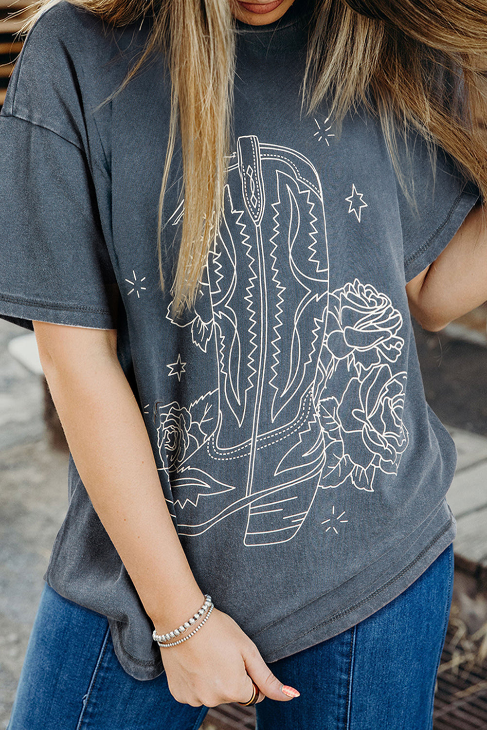 Western Cowboy Boots Graphic Tee