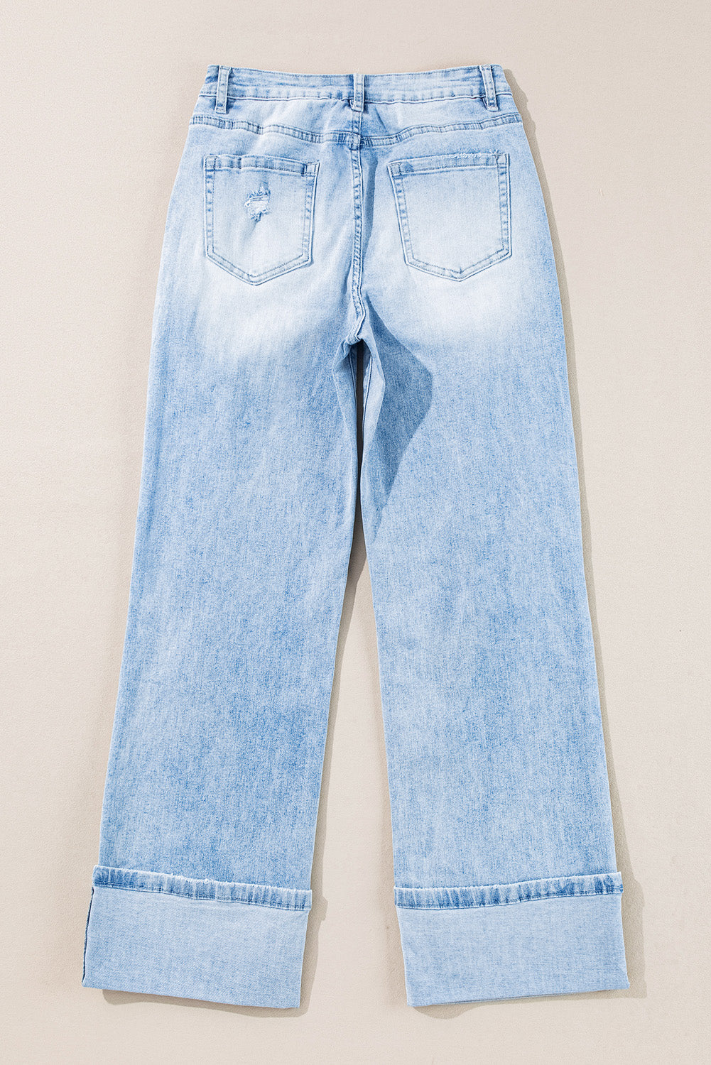 Beau Blue Rolled Jeans