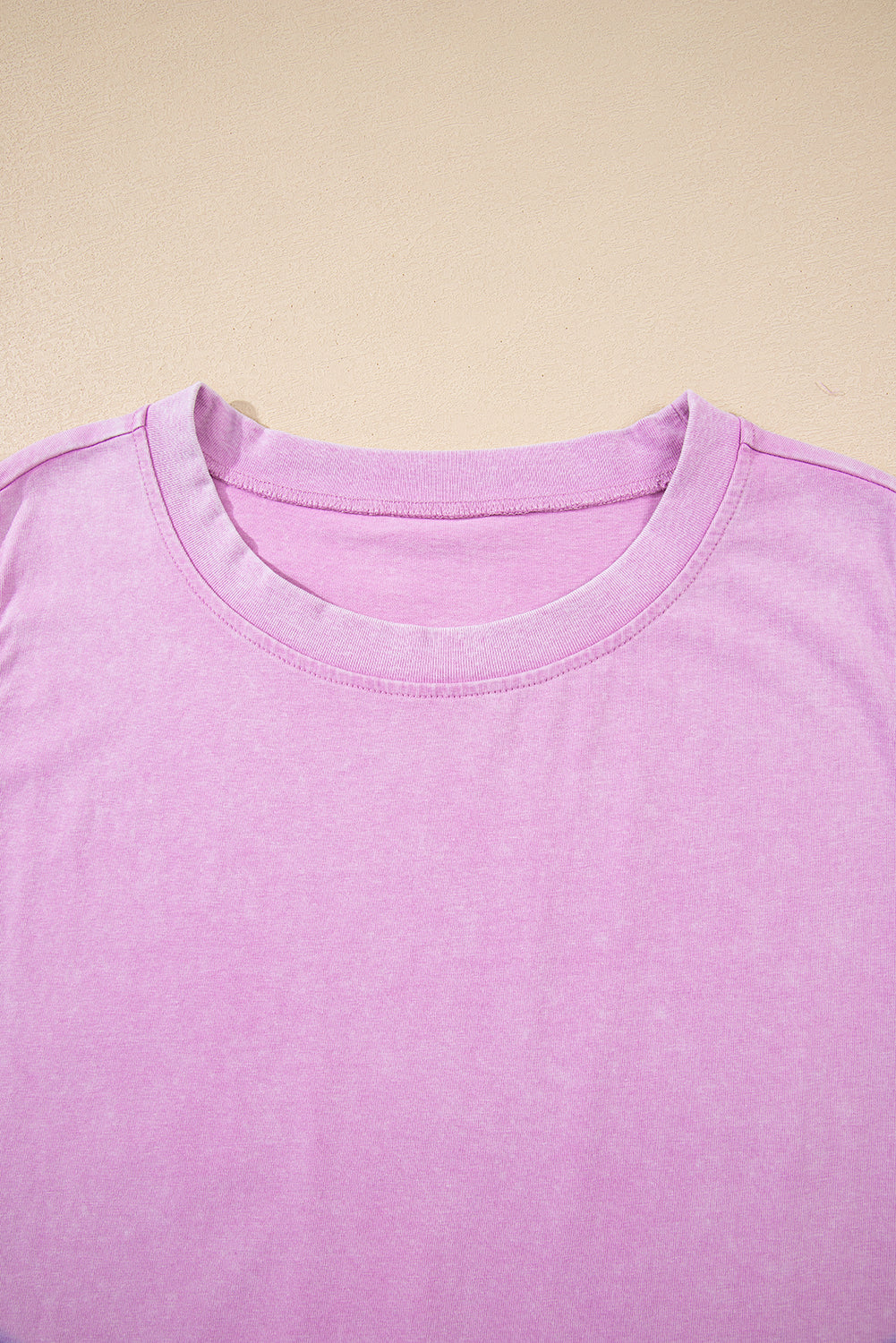 Purple 2 Pieces Mineral Wash Cotton Tank Top Lined Split Skirt Set