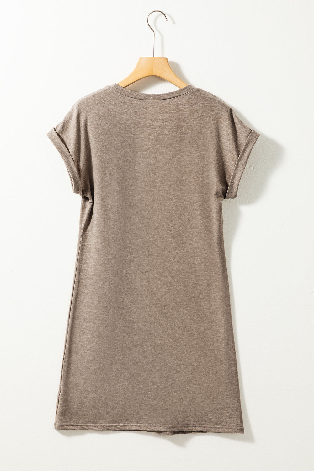 Beige T-shirt Dress