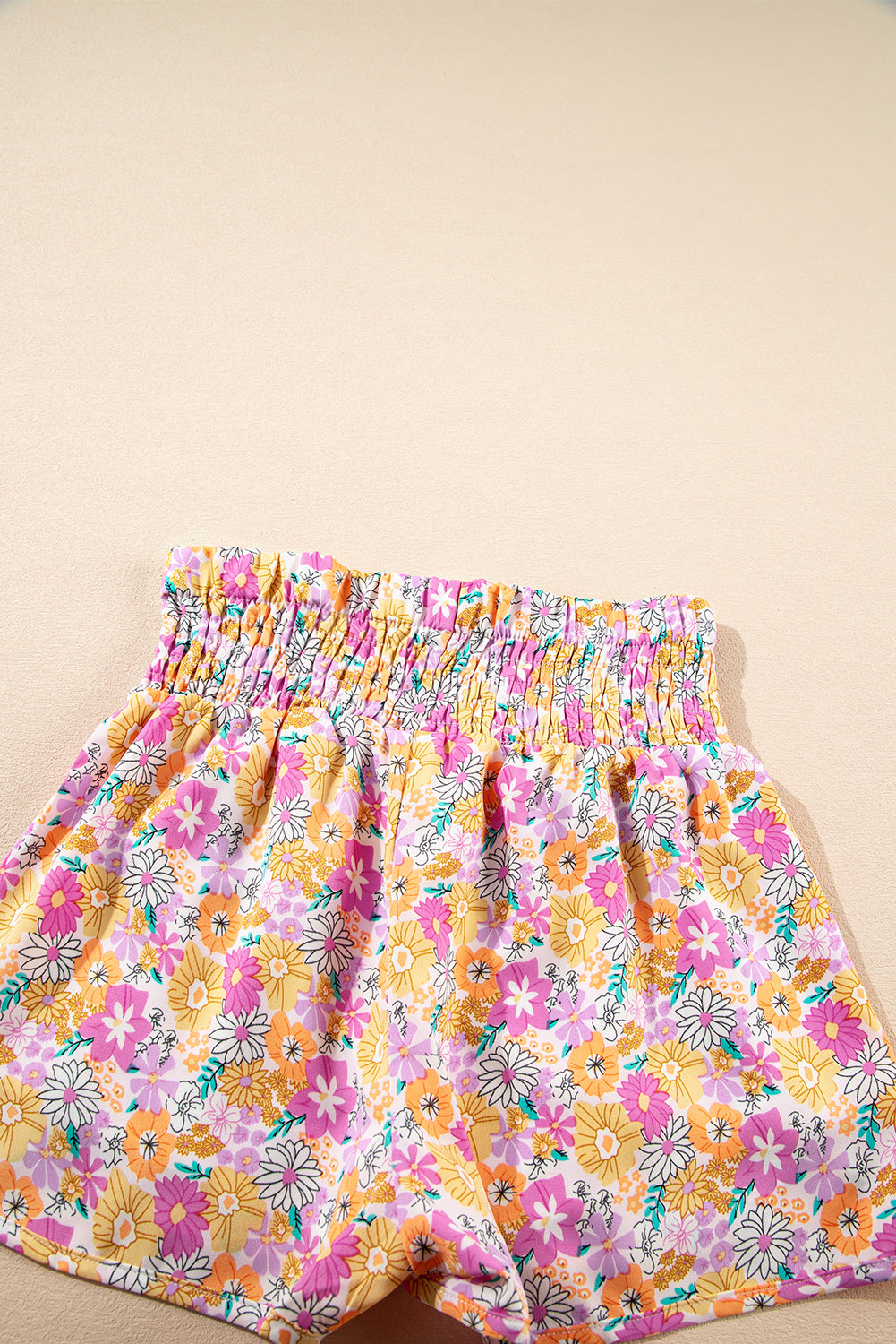 Floral High Waisted Shorts