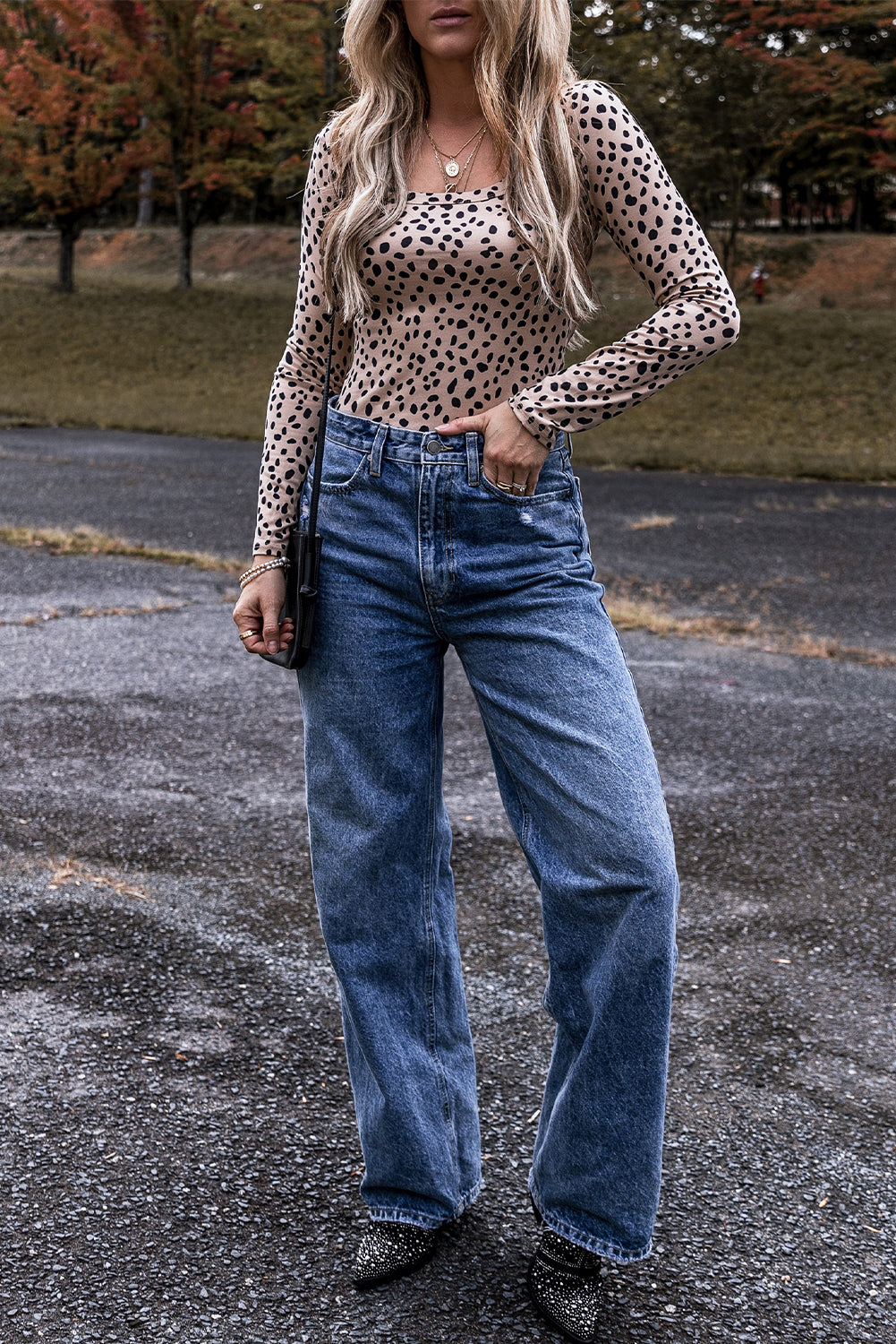 Leopard Print Bodysuit