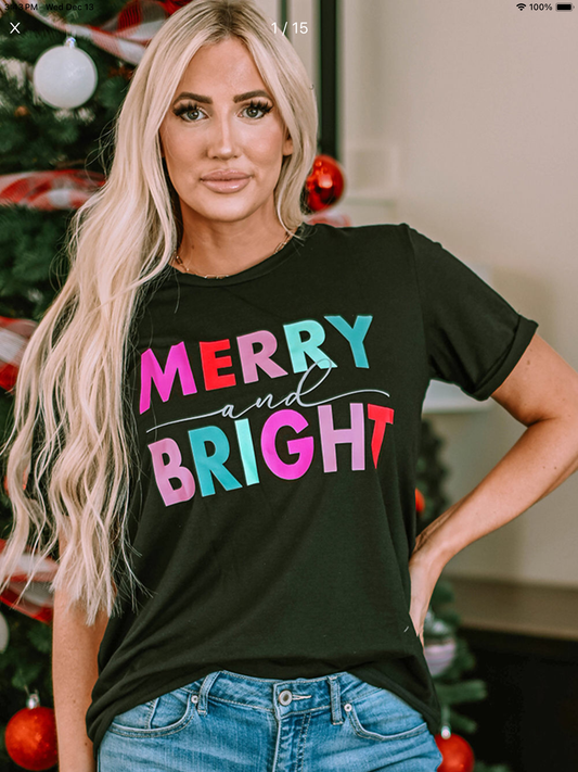 Merry and Bright Graphic Tee