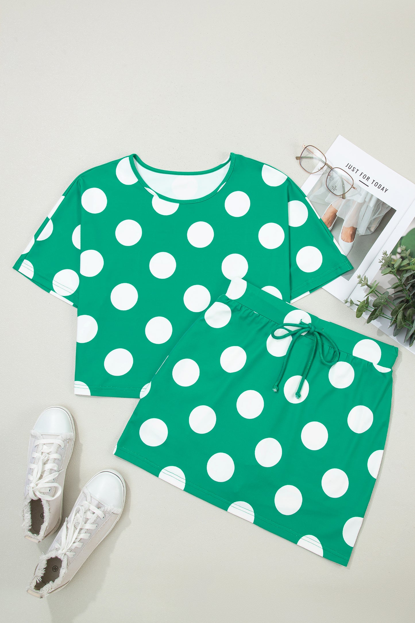 Pick ME Polka-Dot Green Mini Set 😍