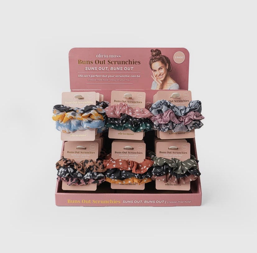 Buns out scrunchies