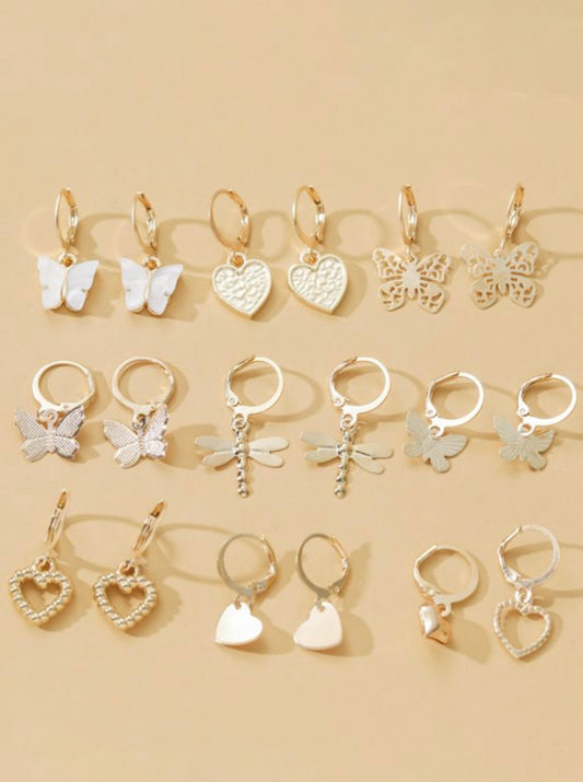 Gold Multi-Pack Earring Set
