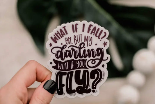 What if you fly? Sticker