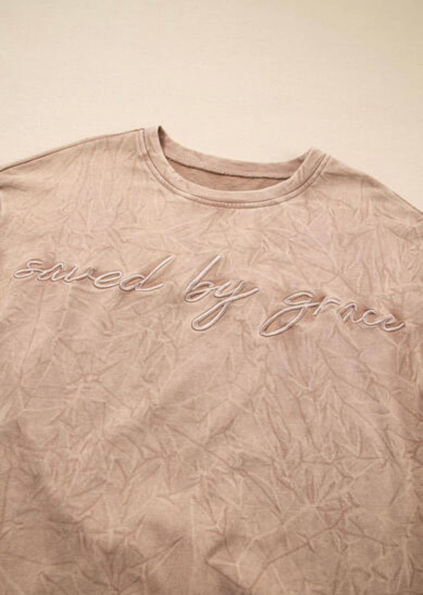 Saved by Grace Crewneck