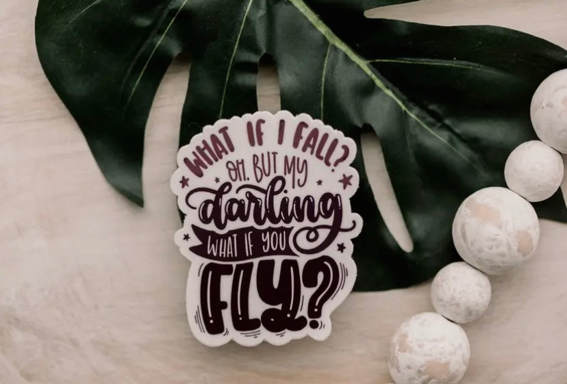 What if you fly? Sticker