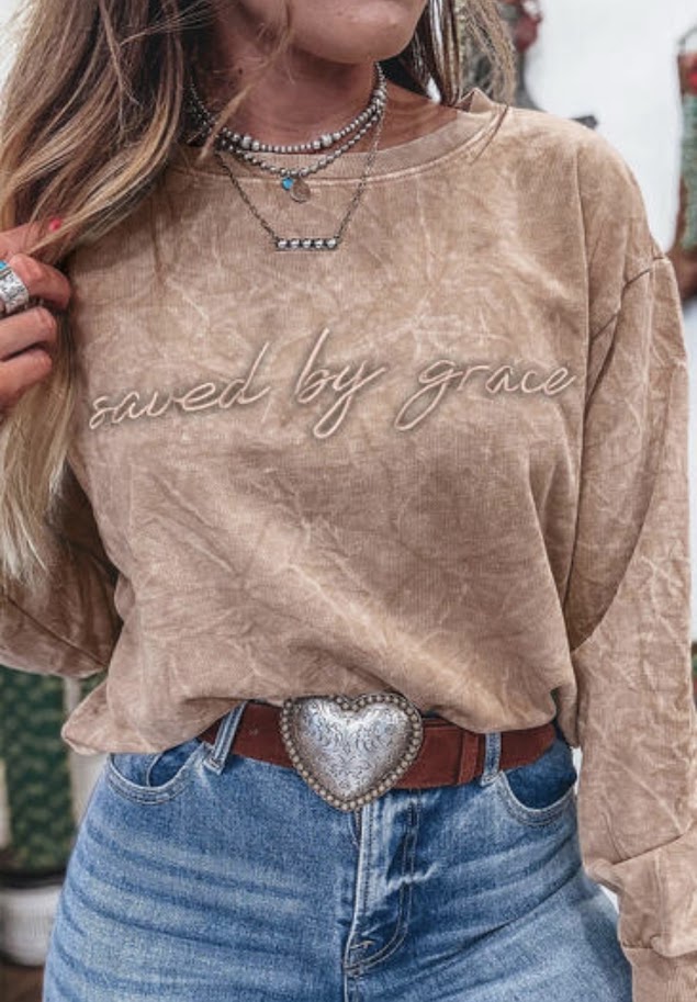 Saved by Grace Crewneck