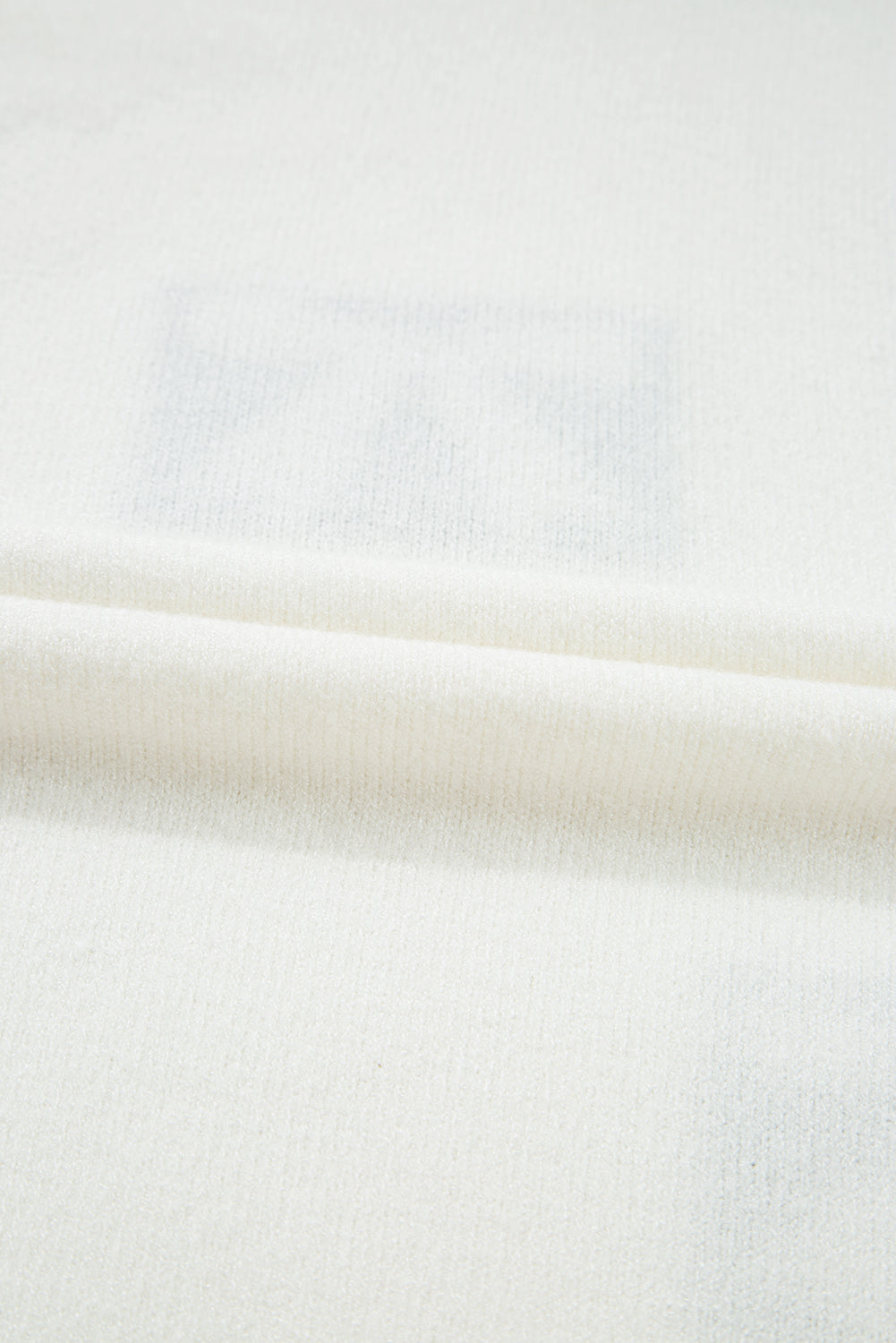 Black Bow Pattern Knit Short Sleeve Sweater