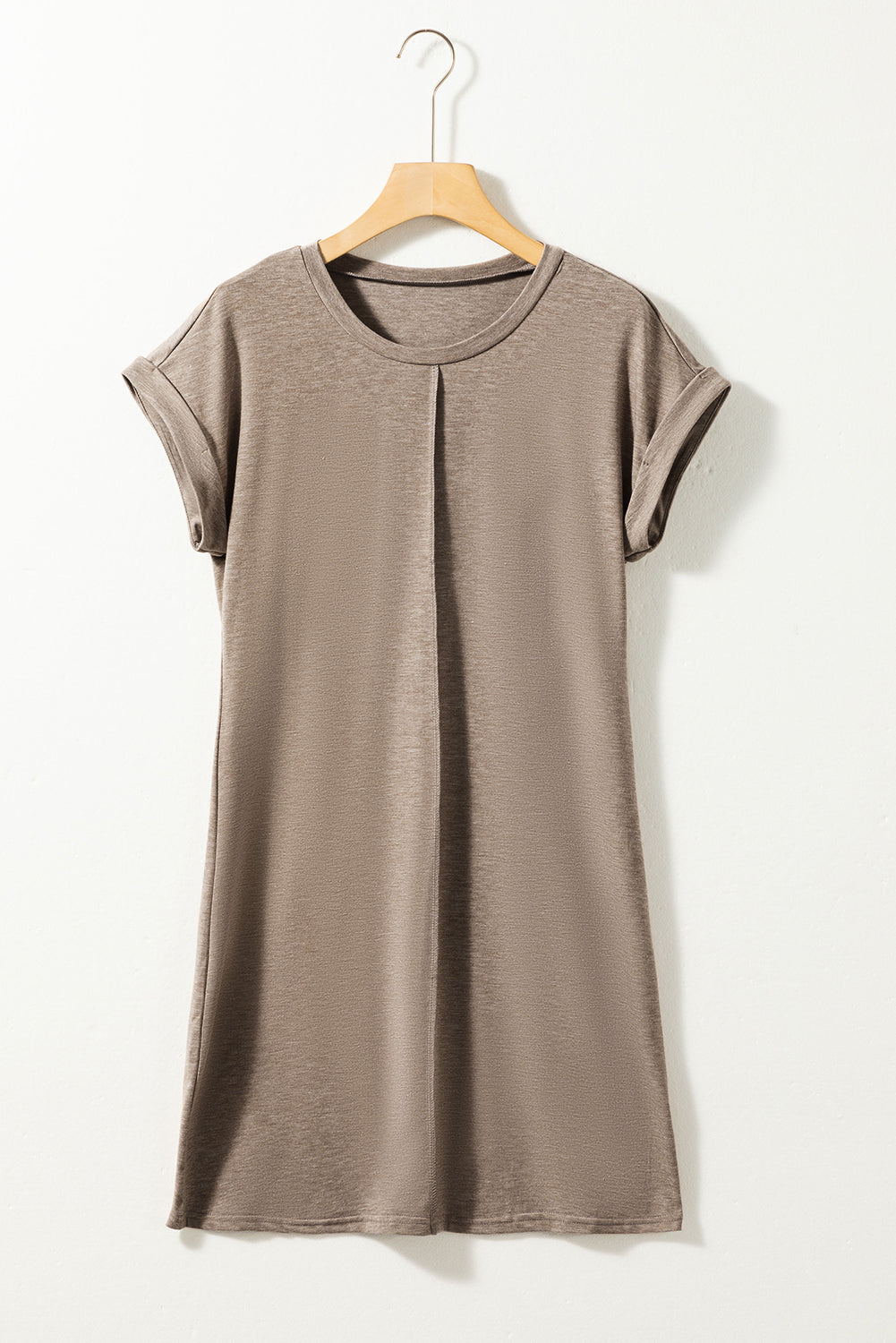 Beige T-shirt Dress