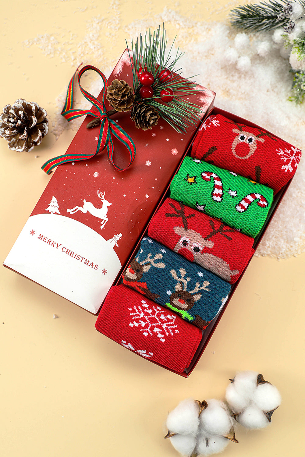 Christmas Socks Pack of 5