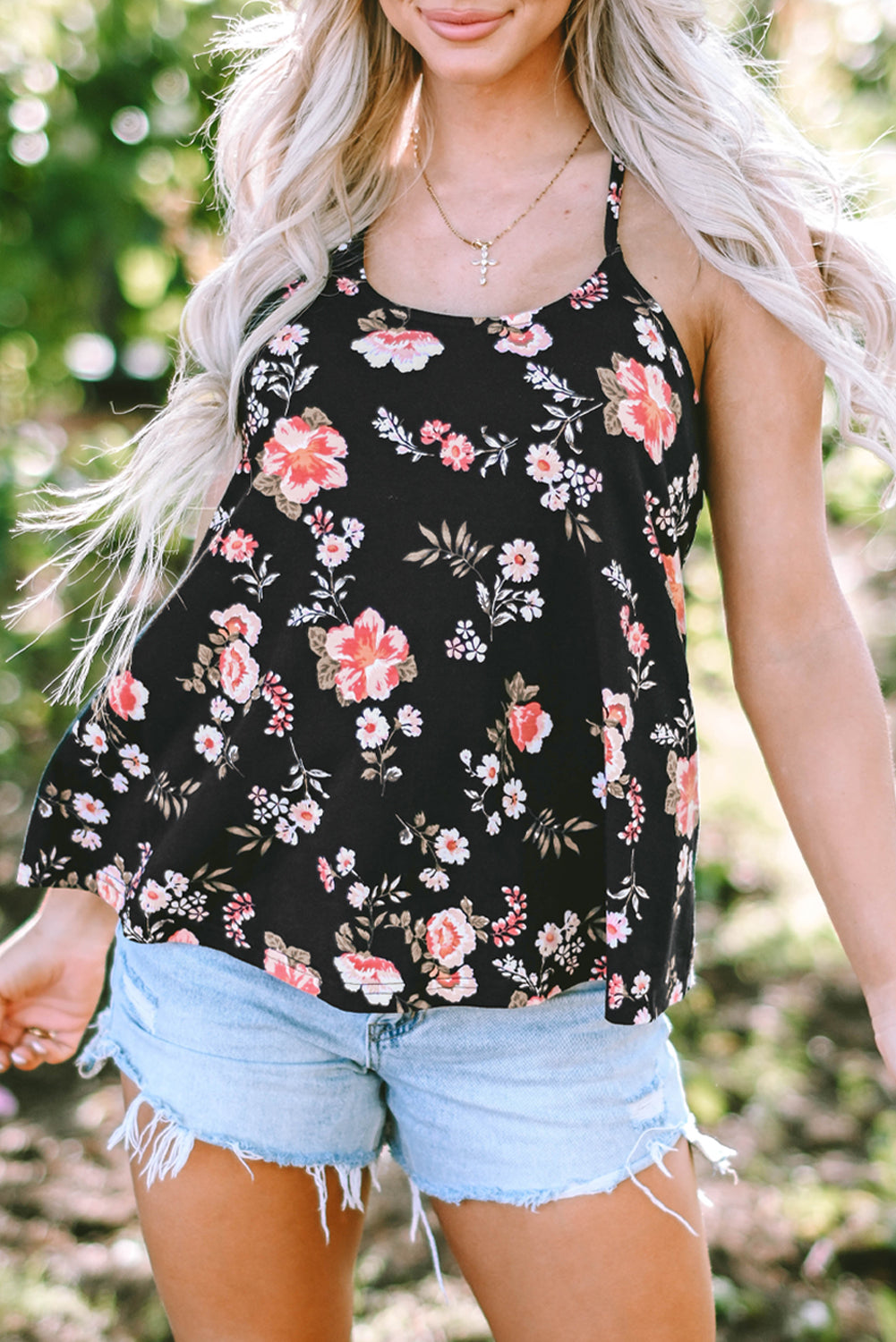 Floral Strappy Tank