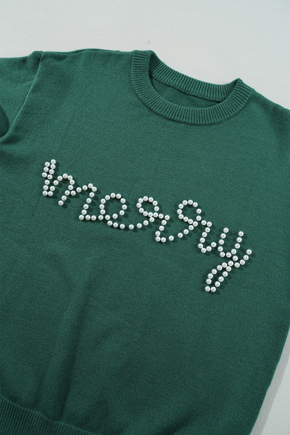 Green Pearl Merry Sweater