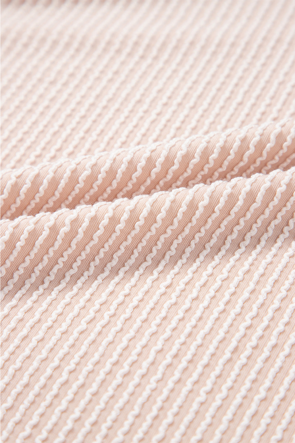 Jet Stream Corded Lantern Sleeve Top High Waist Ruffled Mini Skirt Set