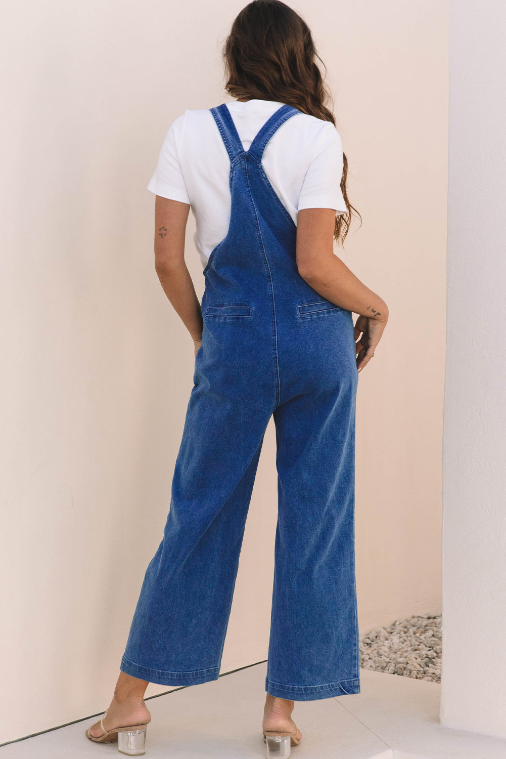 Dark Blue Denim Overalls