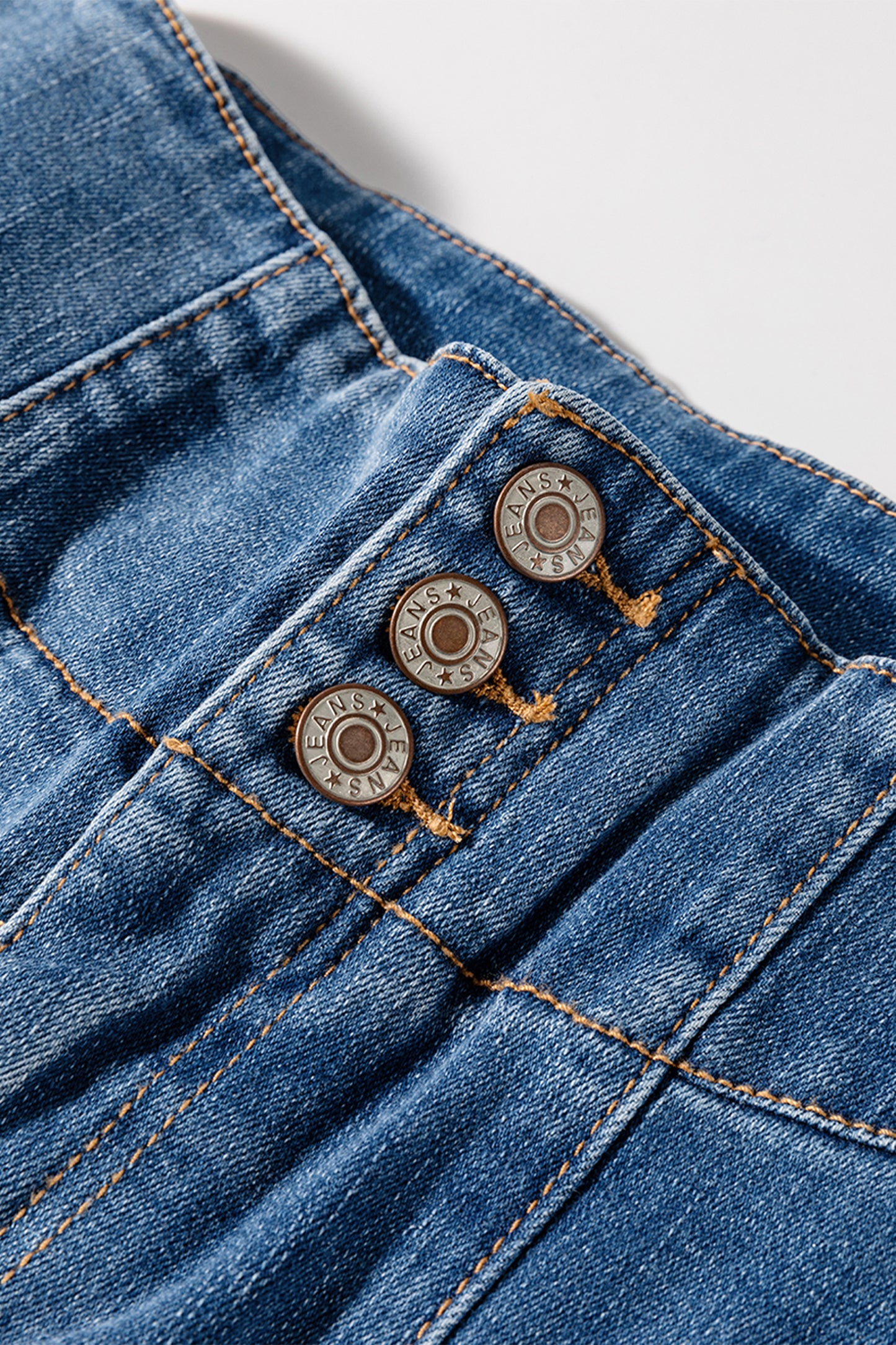 Sail Blue High Waist Flare Jeans