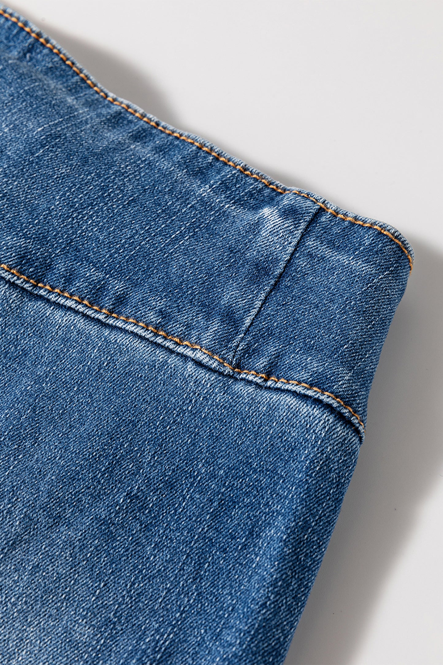 Sail Blue High Waist Flare Jeans