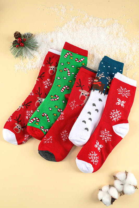 Christmas Socks Pack of 5