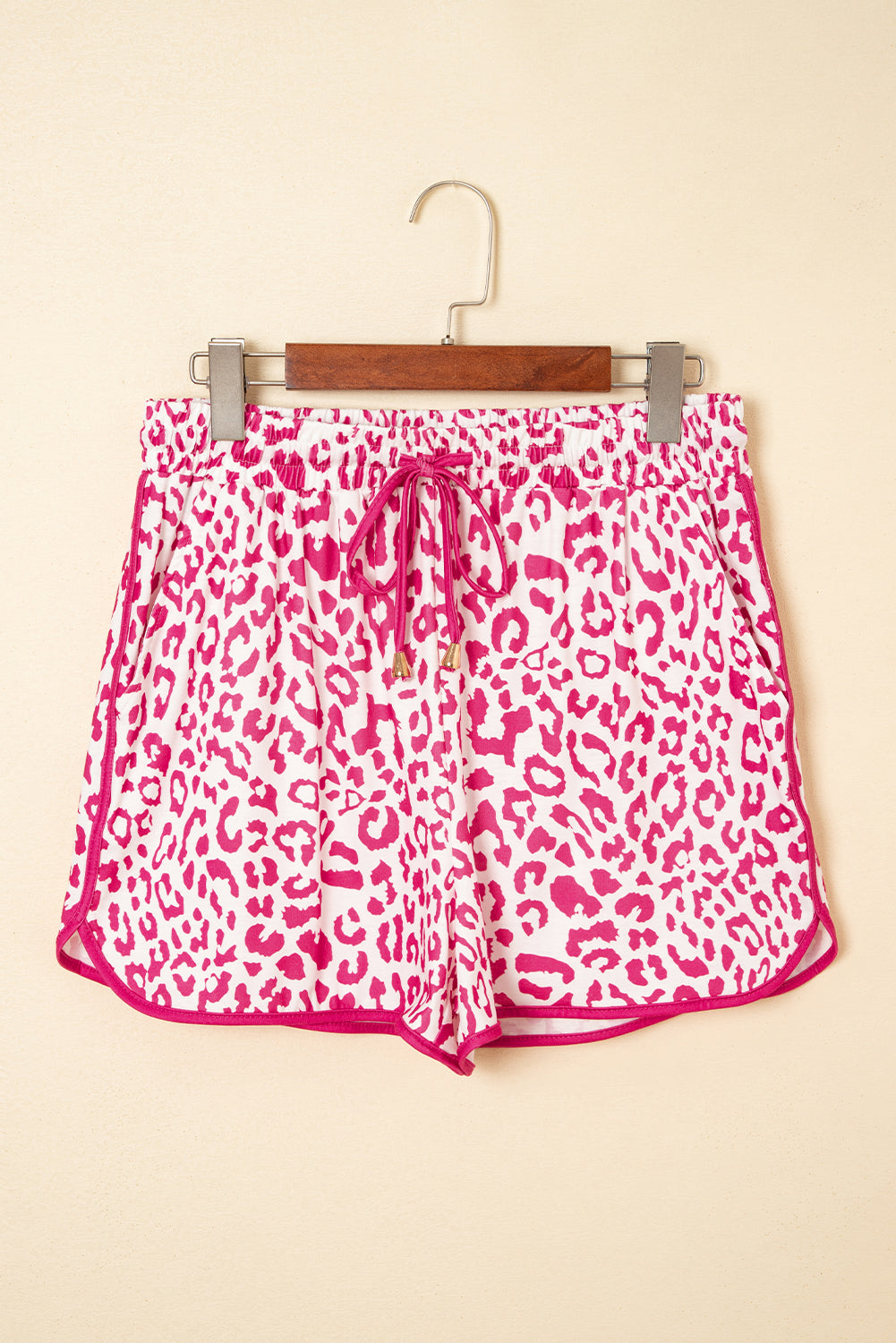 Pink Leopard Comfy Shorts