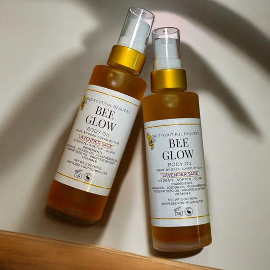 Bee Glow Body Oil Lavender Sage