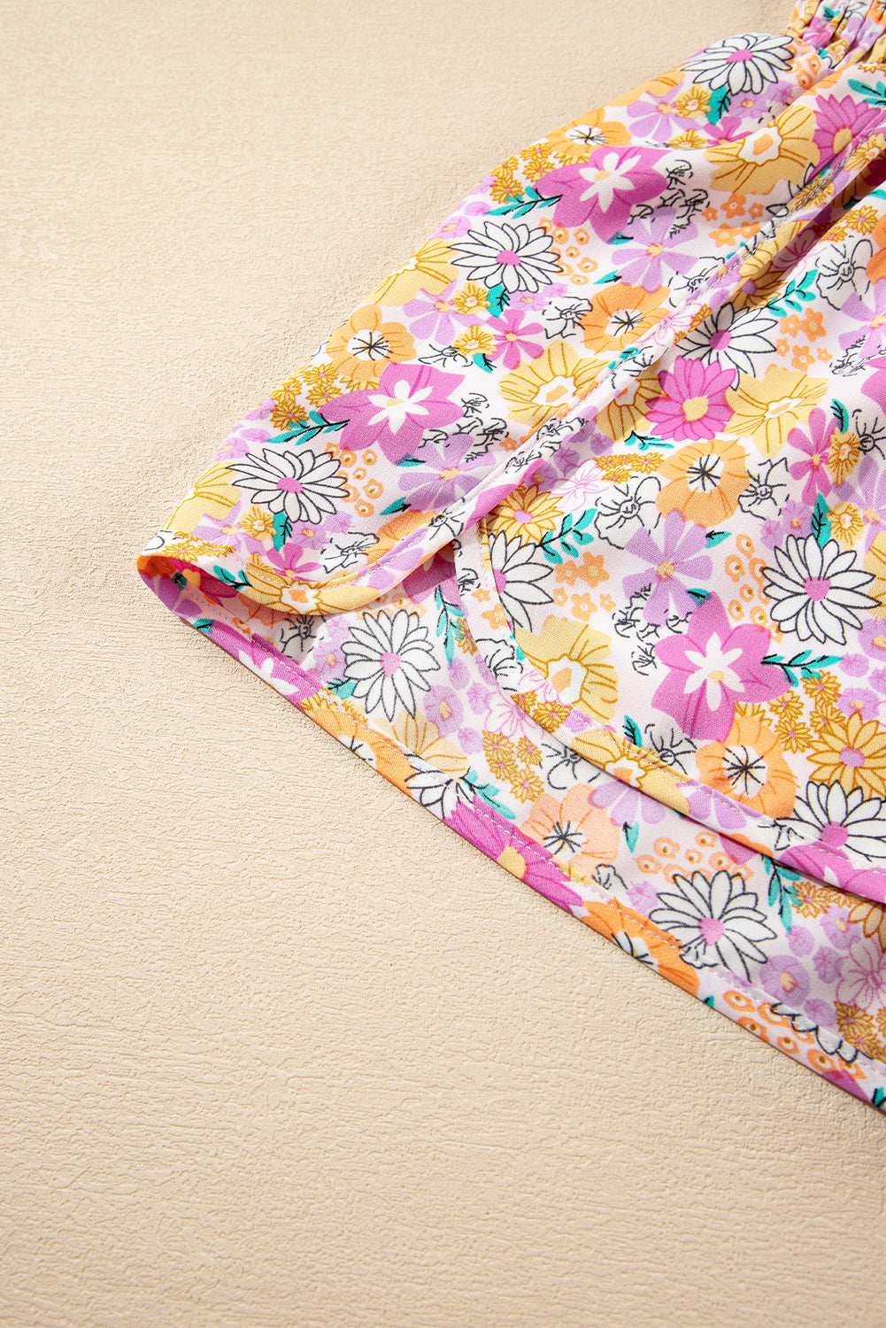 Floral High Waisted Shorts